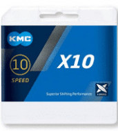 Lant KMC X10 10 VITEZE GREY 114 Zale-za rapida inclusa