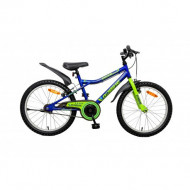 Bicicleta copii Robike Racer 20 verde/albastru