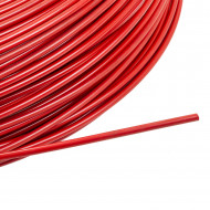 Manta cablu frana ROSU NEON 1M- 2P/5mm