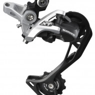 SCHIMBATOR PINIOANE SHIMANO DEORE XT RD-M781 - SGS 10 VITEZE, SHADOW DESIGN ARGINTIU