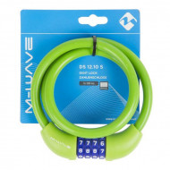 Antifurt cu Cifru M-WAVE "DS 12.10 S"-Verde
