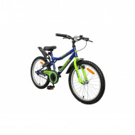 Bicicleta copii Robike Racer 20 verde/albastru