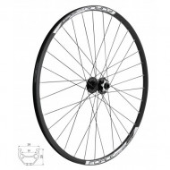 Roata fata 28/29" 622 x19 DISC 6 SURUB QR BUTUC RULMENTI AX 15MM 32H