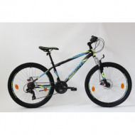 Bicicleta MTB Sprint 26" 2021 furca suspensie negru mat/albastru 360mm