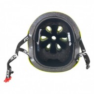Casca BMX fluorescent lucios L-XL
