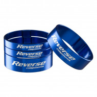 Set distantiere Reverse Ultra-Light 1.1/8 aluminiu albastru
