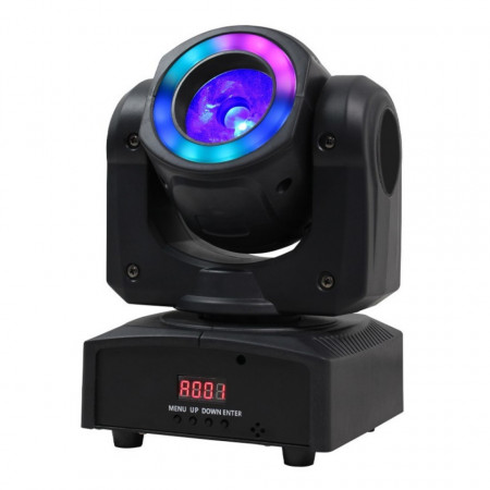 Moving head 40W RGBW LED Beam Spot Wash Halo Effect, Lumini evenimente petreceri
