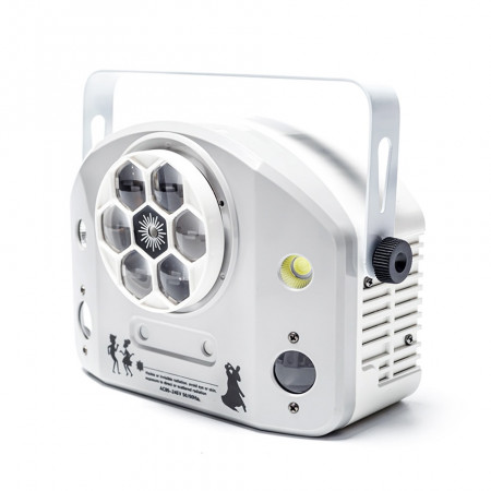 Efecte lumini LED 4 in 1 - Laser, Proiector forme, Stroboscop, Bee Eye