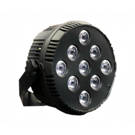 PAR-Led 9 becuri RGB, Mini proiector pentru evenimente, petreceri, functioneaza dupa sunet