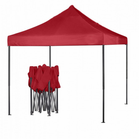 Pavilion 4x4m, Cort schelet otel 400x400cm, Inaltime ajustabila, Prelata acoperis impermeabila