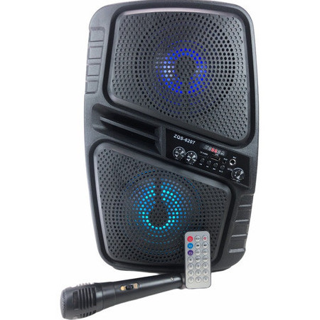 Boxa 2 x 6.5" Bluetooth, Acumulator 3000mAh, Portabila Picnic