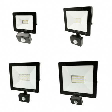 Proiector multi LED cu senzor miscare, IP65, 10W, 20W, 30W, 50W