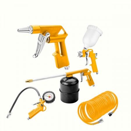 SET ACCESORII AER COMPRIMAT, 5 PIESE, CUPLA RAPIDA