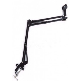 Brat tip foarfeca microfon studio, Menghina birou, Suport extensibil pivotant, Stativ flexibil suspensie, Nuca
