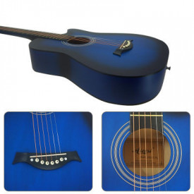 Chitara acustica 4/4 incepatori (38") + Husa + Curea + 2x Pana + 6x Corzi rezerva