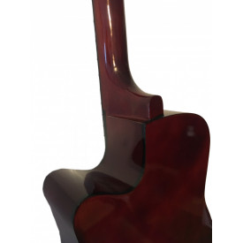 Chitara acustica 4/4 Visinie 38” 96CM pentru copii, 6 corzi metalice