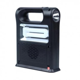 Lampa LED CL-22, Panou solar, Radio, USB MP3, PowerBank 4A 6V, Lanterna