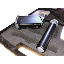 Microfon Wireless Profesional + Receiver PGX B58 + Geanta / voce, prezentari, karaoke, cantat