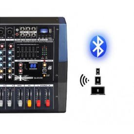 Mixer 4 canale 300W TUM QL40USB, Consola DJ, Bluetooth, USB, Display
