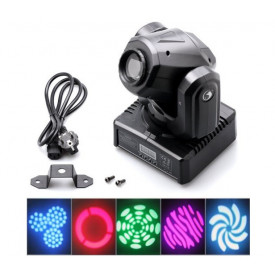 Moving head GOBO 60W LED CREE, Lumini scena DJ Club, Proiector LED 8 forme 8 culori