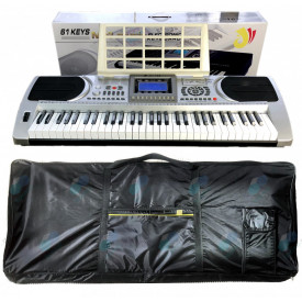 Orga electronica 61 clape TouchSensitive JL-168 + Geanta matlasata, USB, MIDI