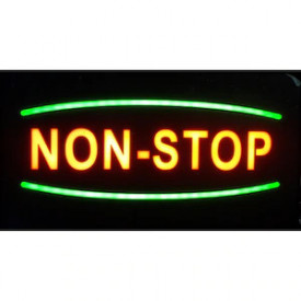 Panou dinamic cu mesaj NON-STOP, Reclama luminoasa LED 44X24CM