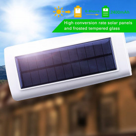 Proiector LED (FakeCam) cu panou solar, acumulator intern si senzor de miscare, Telecomanda