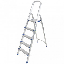 Scara usoara din aluminiu 3, 4, 5 sau 6 trepte, Platforma superioara lata 30 x 20cm, Pliabila