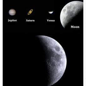 Telescop 70076 astronomic cu zoom 28X - 350X, Distanta focala 700mm, Diafragma 76mm