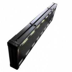 70x20CM exterior, Reclama Firma Luminoasa LED, Programabila Wi-Fi, Alb