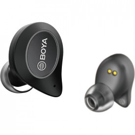 Casti Wireless Boya BY-AP1-B, In-Ear Bluetooth Headphones, Doc incarcare 400mAh