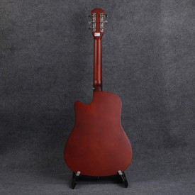 Chitara Acustica pentru Invatat 97Cm 38Inch, 6 Corzi Metalice, Amatori, Incepatori