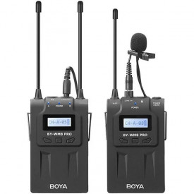Lavaliera Wireless Boya ByWM8 Pro K1, Microfon fara fir UHF, Raza 100m