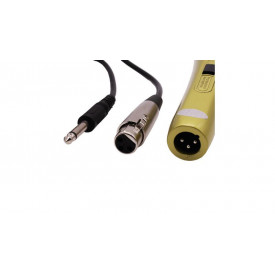 Microfon cu fir WG-198A, Cablu 5 metri, Comutator On-Off