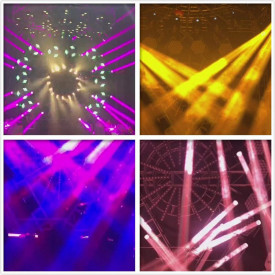 Moving Head Beam 230W 7R, Gobo 14 culori 17 Sabloane, Lumini scena DMX