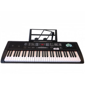 Orga electronica incepatori MQ607 Bluetooth + Microfon, Pian 61 clape, USB, 200 Timbre/Ritmuri