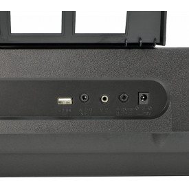 Orga electronica MK812 + Suport dublu X, 61 Clape Touch-Sensitive, USB, 600 timbre, Reglaj Pitch Bend si Vibrato