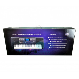 Orga electronica YM8810, 61 clape Dinamice Touch-response, Afisaj claviatura, MIDI-PC, 500 Ritmuri/Timbre