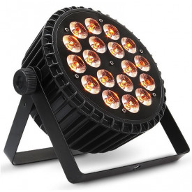 PAR-LED 18x10W RGBW, Carcasa aluminiu, Cooler, Proiector disco puternic, Scena, Eveniment, Lumini color si albe 180W