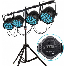 Par-LED 36x3W RGB Multicolor, Proiector arhitectural lumini evenimente club DJ fundal evenimente scena schela