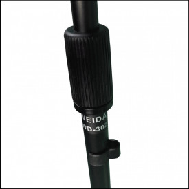 Stativ trepied cu gat flexibil microfon, Suport de podea pentru scena 80 - 175 cm