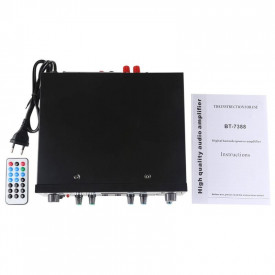 Amplificator 100W (2X50) cu Bluetooth BT-7388 Teli, USB, Delay, Echo