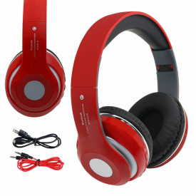 Casti audio wireless pliabile N13, Bluetooth Radio FM Card MicroSD, Over Ear, Acumulator, Cablu jack
