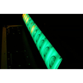 LED-BAR Sunstrip Amber 12x3W Blinder + 48 Becuri RGB Aural, 2 in 1 Wall Washer