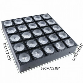 Matrix disco lights 25 x 30W RGB LED COB, Lumini scena Beam Wash Strobo Blinder