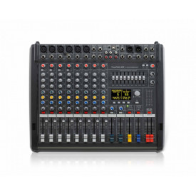 Mixer audio amplificat 2x1000W 4Ω, Consola DJ Bluetooth USB, Statie boxe pasive