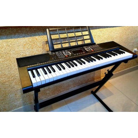 Orga electronica XY381 61 Clape cu lumini LED pentru invatat, Pianina USB