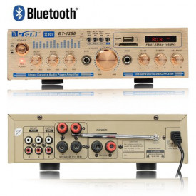 Amplificator 60W cu Bluetooth, USB, Statie amplificare stereo boxe pasive, Mufe RCA