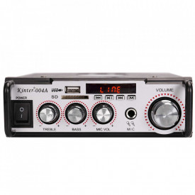 Amplificator stereo 20W + Microfon, Statie boxe pasive mici si medii