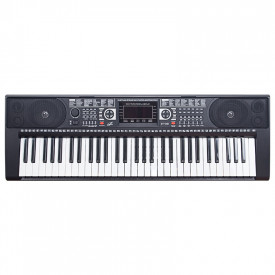 Orga electronica XY381 61 Clape cu lumini LED pentru invatat, Pianina USB